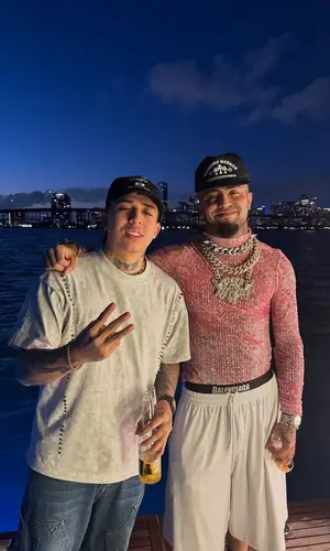 Lil Pump wearing Givenchy top