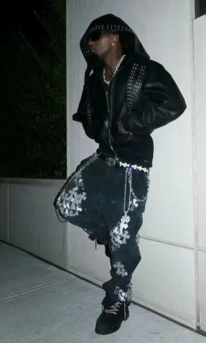 Playboi Carti wearing Calvin Klein t-shirt