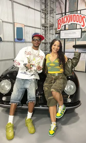 Chow Lee wearing Playboi Carti Merch cap