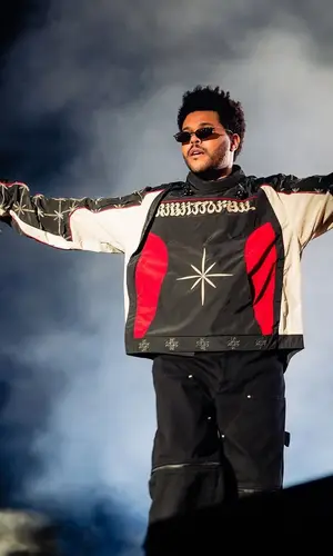 The Weeknd wearing Inbike glov