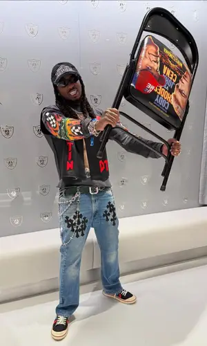 Quavo wearing Sway The Don cap