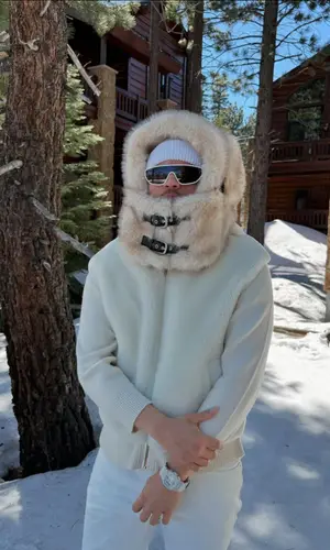 Jesus Ortiz Paz’s Outfit in Balenciaga Boots, Celine Eyewear & KidSuper Hat (2025)