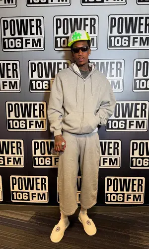 Wiz Khalifa wearing Chrome Hearts sandal