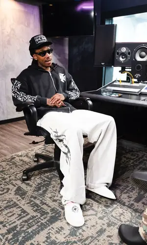 Wiz Khalifa wearing Chrome Hearts sandal