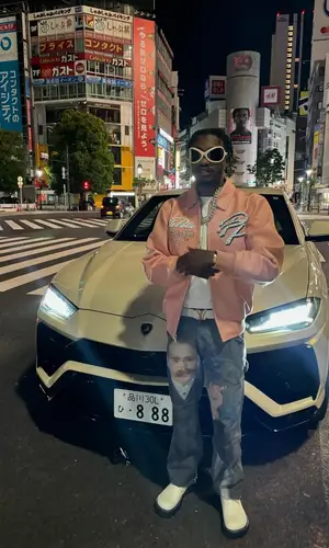 Lil Tjay’s Outfit in Who Decides War Jacket, Audemars Piguet Watch & Acne Studios Eyewear (2025)