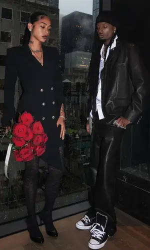 Giovanna Ramos wearing Chrome Hearts jacket