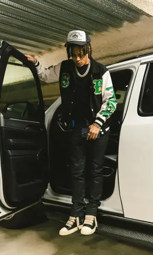 SugarHill Ddot’s Outfit in Sad Boyz Jacket, Rick Owens Sneakers & Chrome Hearts Cap (2025)