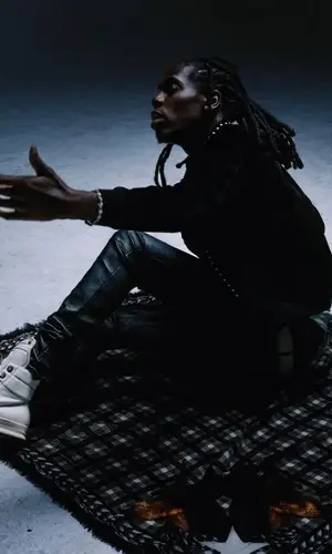 Yung Bans’ Outfit in Saint Laurent Jacket, Rick Owens Sneakers & Chrome Hearts (2025)