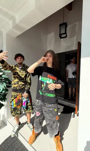 Matt Ox wearing Eminent shorts