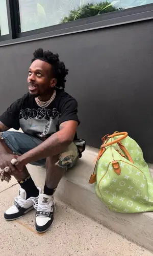 Sauce Walka’s Outfit in Kapital Shorts, Louis Vuitton Sneakers & Chrome Hearts Socks (2025)