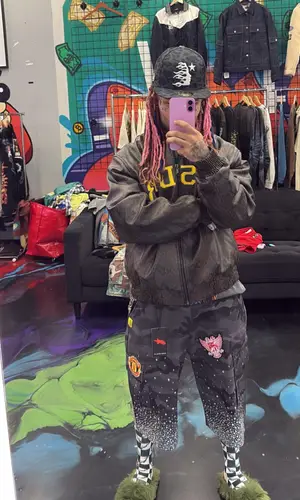 Lil Pump’s Outfit in Spider Worldwide Jacket, Chrome Hearts Socks & Matty Boy (2025)