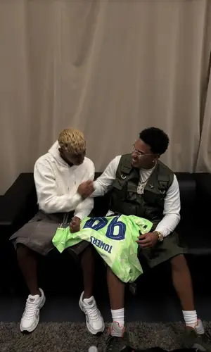 Lamine Yamal wearing Dior sneakers