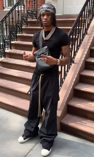 Nemzzz’s Outfit in Fear of God Pants, Audemars Piguet Watch & Hermes Bag (2025)