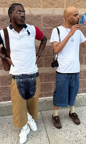 Lil Yachty wearing Prada backpack