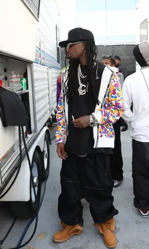 Playboi Carti wearing Playboi Carti Merch cap
