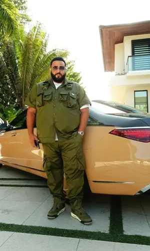 DJ Khaled wearing Cartier eyewear