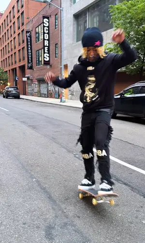 Lil Uzi Vert’s Outfit in Hood by Air Hoodie & Vans Sneakers (2025)