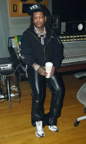 Rylo Rodriguez wearing Mastermind hoody