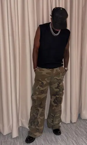 Vinicius Jr’s Outfit in Amiri Pants, Timberland Boots & Chrome Hearts Cap (2025)
