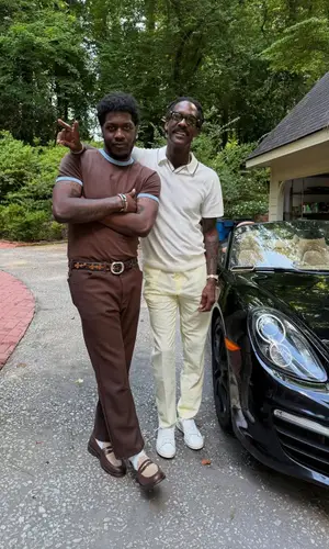 Lil Yachty wearing Chrome Hearts belt