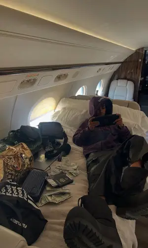 Yung Fazo wearing Balenciaga boots