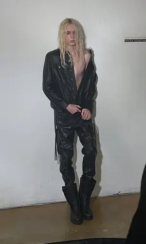 2hollis wearing Saint Laurent jacket