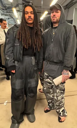 Demna Gvasalia wearing Balenciaga sneakers