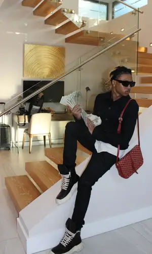 SoFaygo’s Outfit in Goyard Bag & Rick Owens Eyewear (2025)