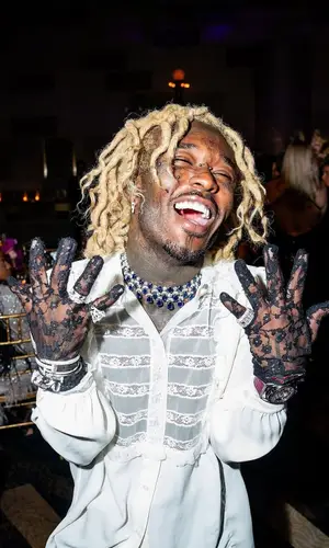 Lil Uzi Vert’s Outfit in Valentino Shirt, Simone Rocha Sneakers & Comme Des Garcons Socks (2025)