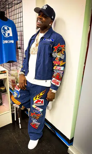 Big Boogie’s Outfit in EPTM Jacket, Ralph Lauren T-Shirt & New Era Cap (2025)