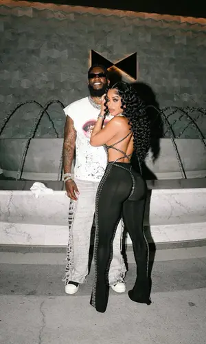 Gucci Mane’s Outfit in Purple Brand Top, Who Decides War Jeans & Rick Owens Sneakers (2025)