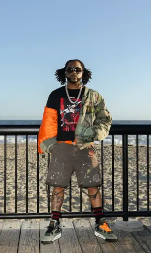 03 Greedo’s Outfit in Maison Margiela T-Shirt, B.B. Simon Belt & Louis Vuitton Eyewear (2025)