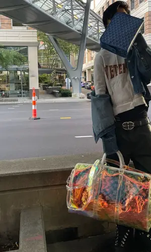 Yung Fazo wearing Heliot Emil boots