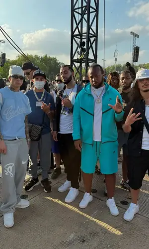 Central Cee’s Outfit in Nike Pants, Louis Vuitton Sneakers & Chrome Hearts Eyewear (2025)