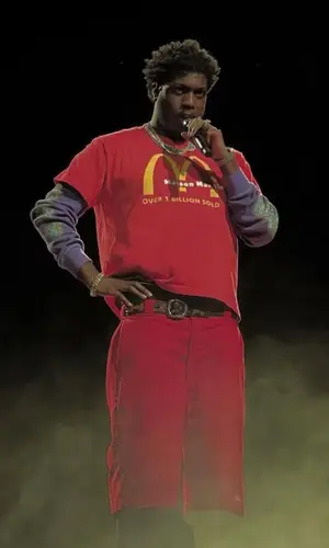 Lil Yachty wearing Chrome Hearts belt