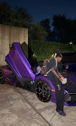 Travis Scott wearing Jordan sneakers