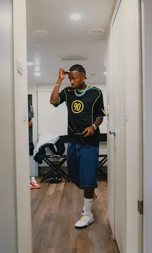 Vinicius Jr’s Outfit in Nike T-Shirt (2025)