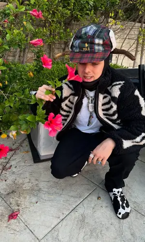 BLP Kosher wearing Kapital jacket