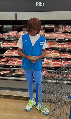 Haskell wearing Balenciaga sneakers