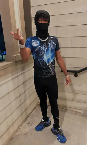 Haskell wearing Balenciaga sneakers