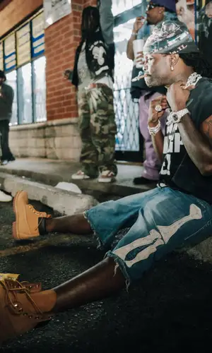 Chief Keef’s Outfit in Satoshi Nakamoto Top, Kapital Shorts & Timberland Boots (2026)