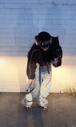 1900Rugrat wearing Balenciaga jeans