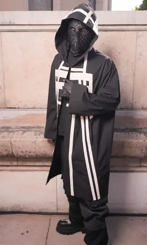 EsDeeKid wearing Rick Owens jacket