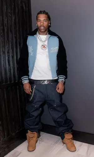 Lil Baby wearing Chrome Hearts jewelry