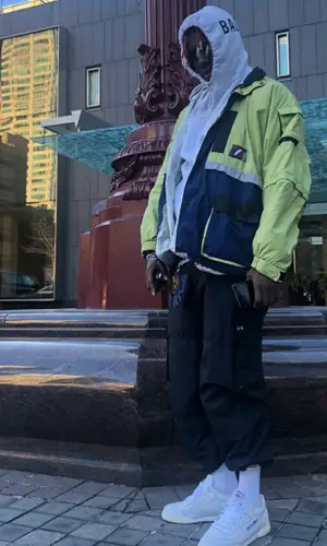 Lil Yachty wearing Balenciaga hoody