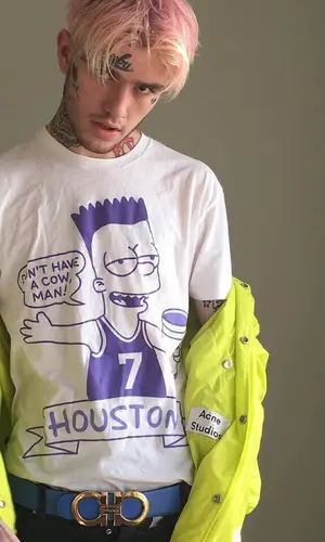 Lil Peep wearing Acne Studios jacket