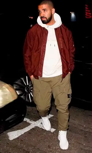 Drake wearing Stone Island other