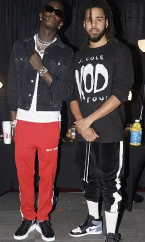 Young Thug wearing Polo Ralph Lauren t-shirt