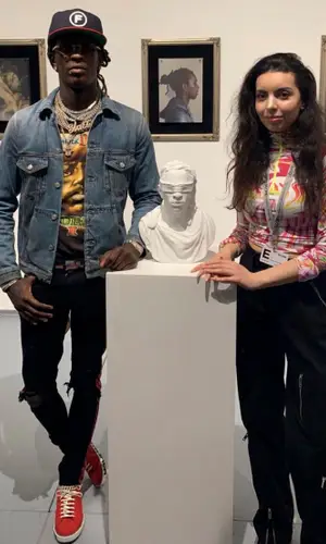 Young Thug wearing Vetements belt