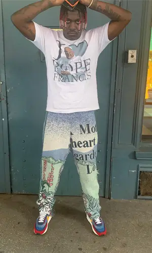 Lil Yachty wearing Vintage t-shirt